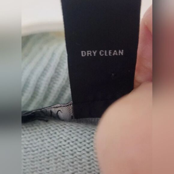 Vtg INC Intern. Concepts XL Blue Knit Crop Waterfall Ruffle Women Open Cardigan - Picture 6 of 9